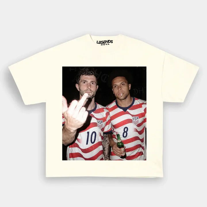 Christian Pulisic & Weston McKennie USA Soccer Style Tee 8