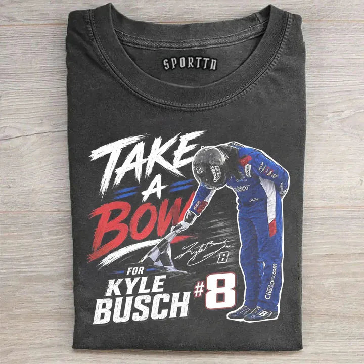Kyle Busch NASCA Forever Taking a Bow T-Shirt