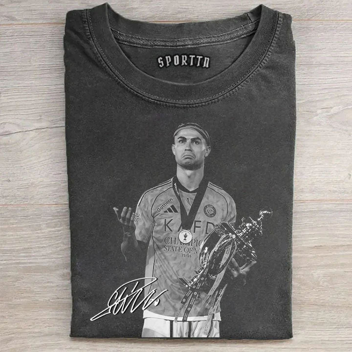 Cristiano Ronaldo CR7’s 2025–26 Saudi Pro League Title T-shirt