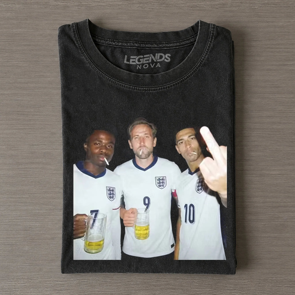 Harry Kane & Jude Bellingham & Bukayo Saka England Football Style Tee