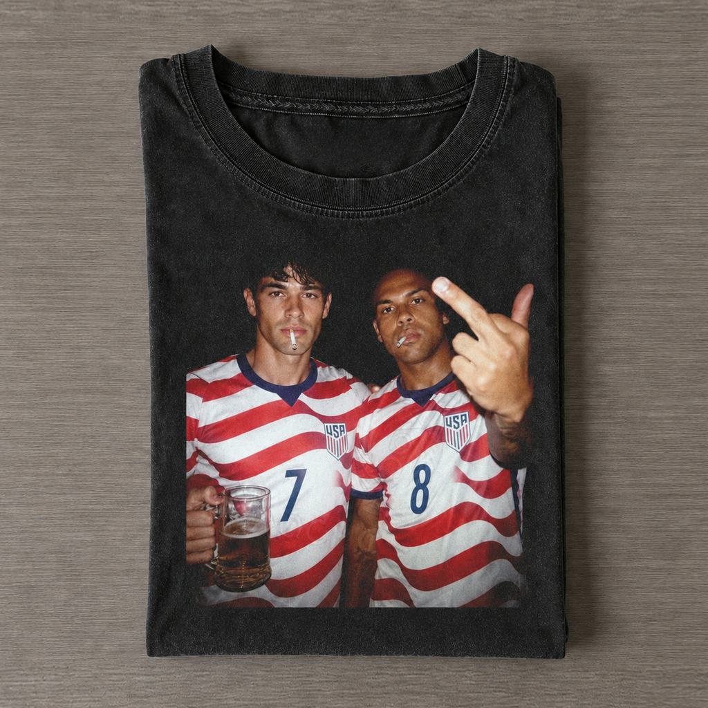 Giovanni Reyna & Weston McKennie USA Soccer Style Tee