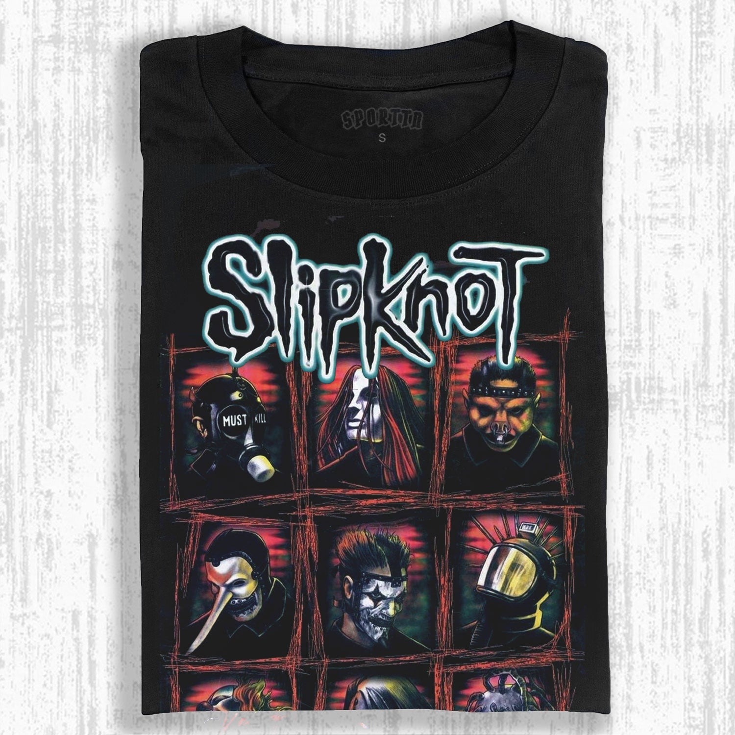 MUSIC SLIPKNOT VINTAGE WASHED TEE