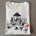HORROR MOVIE CHARACTERS' PLAYFUL TIME AT THE PLAYGROUND T-SHIRT