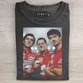 F1 Three Kings Together:Senna & Michael Schumacher & Leclerc T-shirt