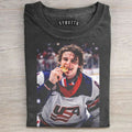 Jack Hughes Champion USA Tee
