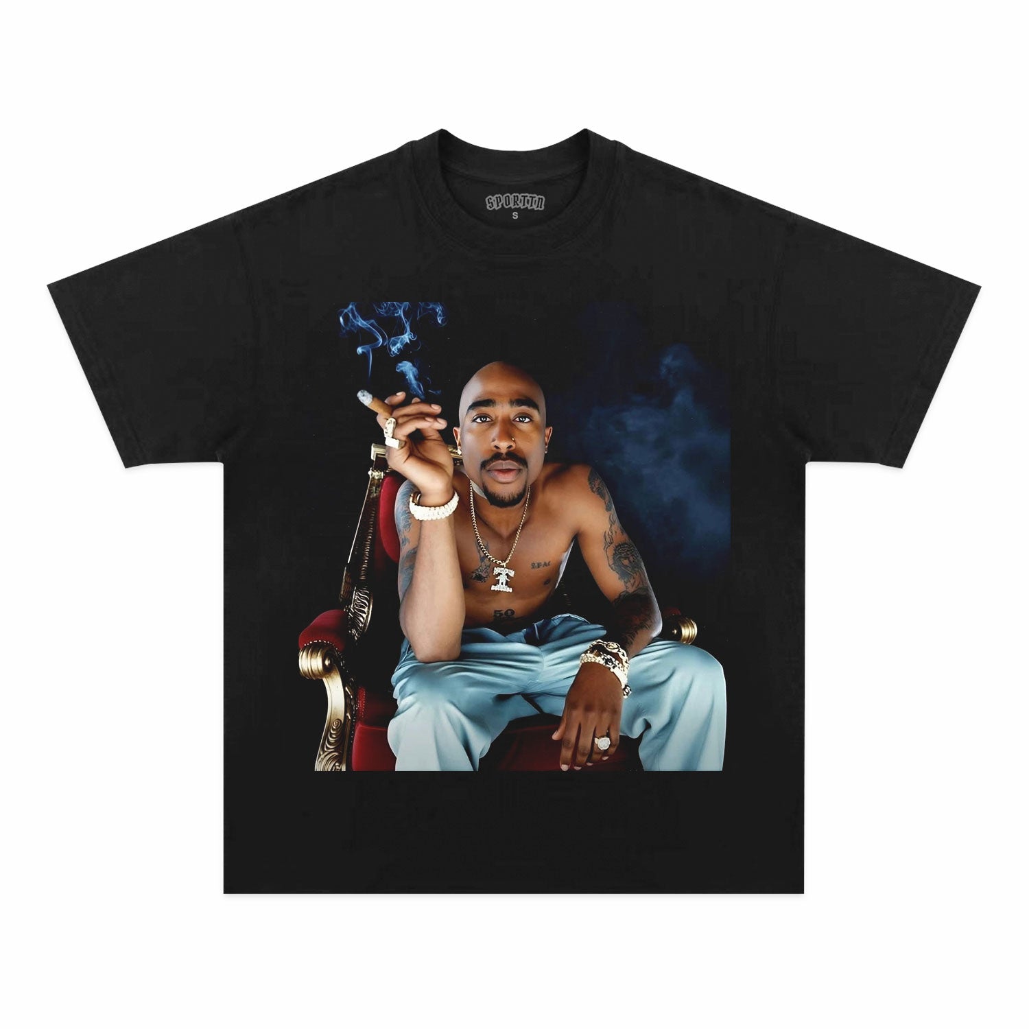 2PC Tupac Shakur V6 T-shirt