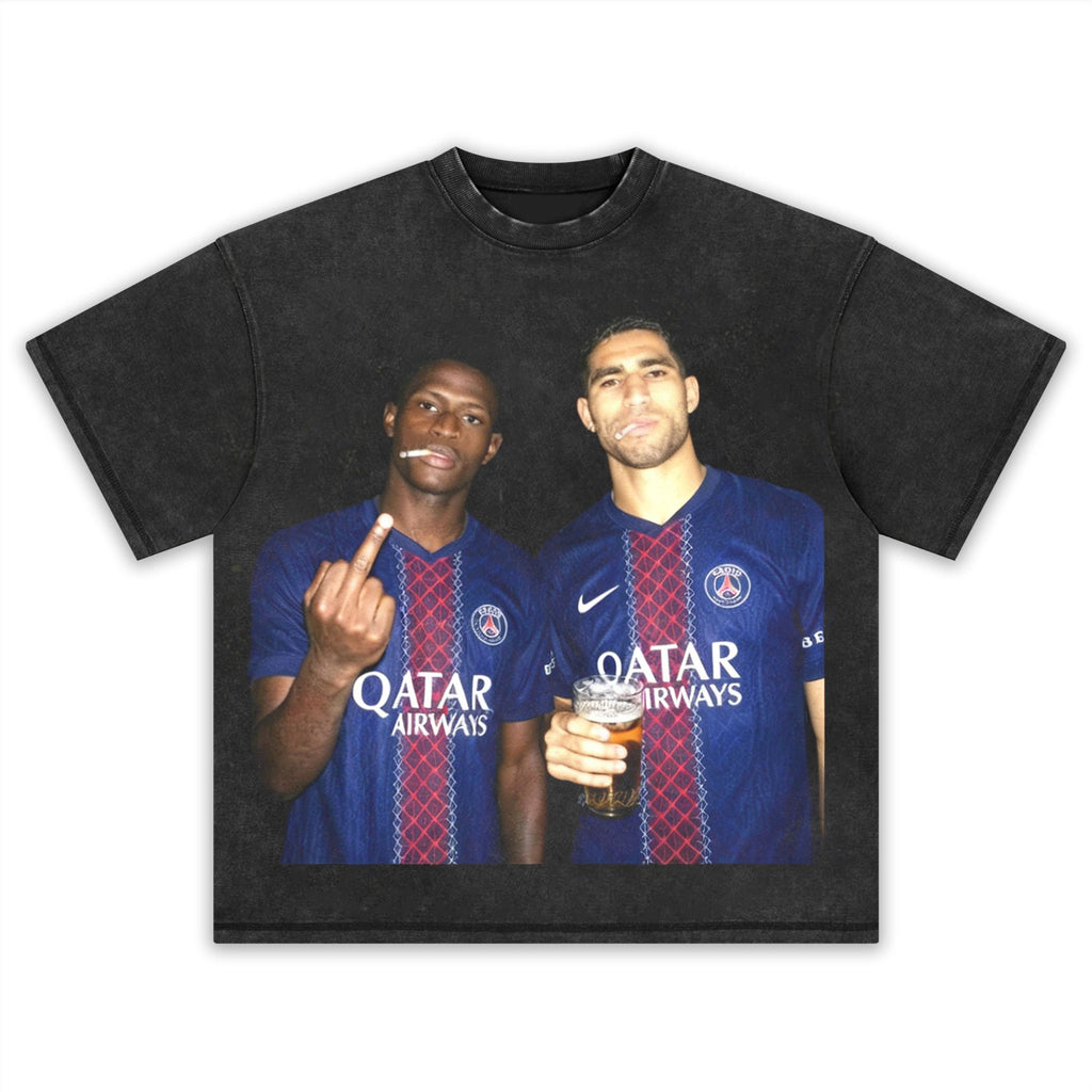 PSG-Achraf Hakimi & Nuno Mendes Tee