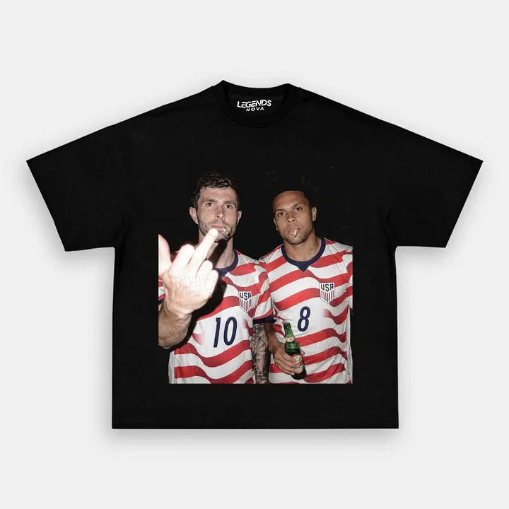 Christian Pulisic & Weston McKennie USA Soccer Style Tee 8