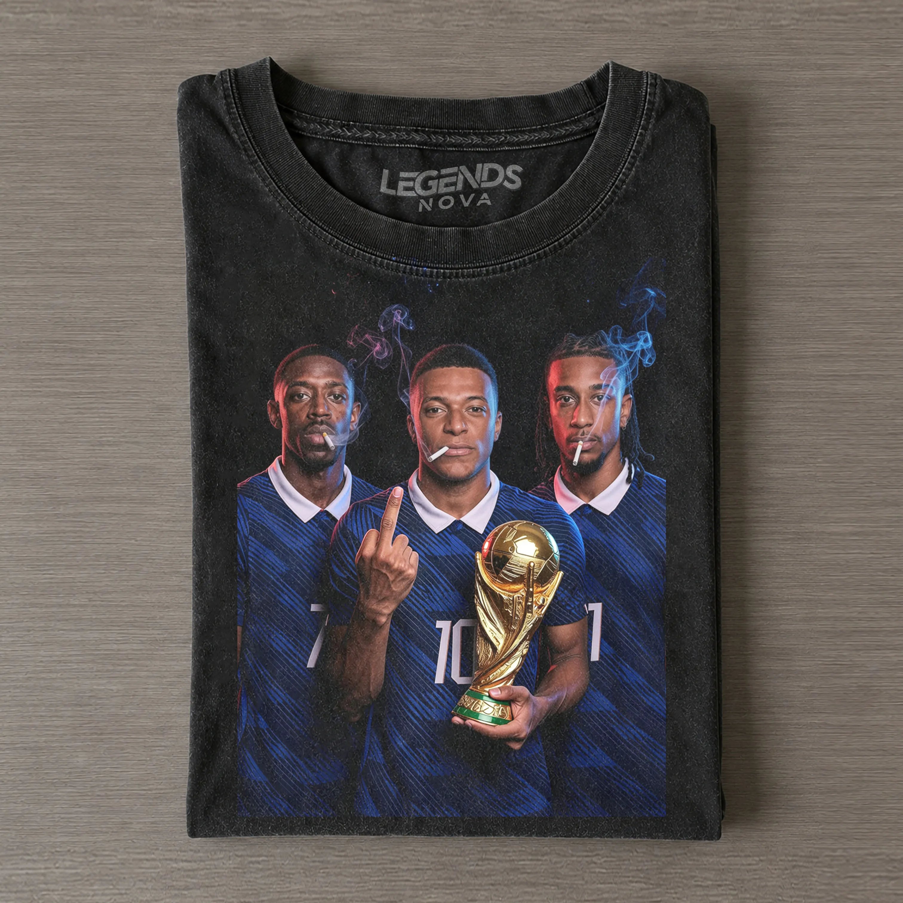 Ousmane Dembélé & Kylian Mbappé & Michael Olise France T-shirt