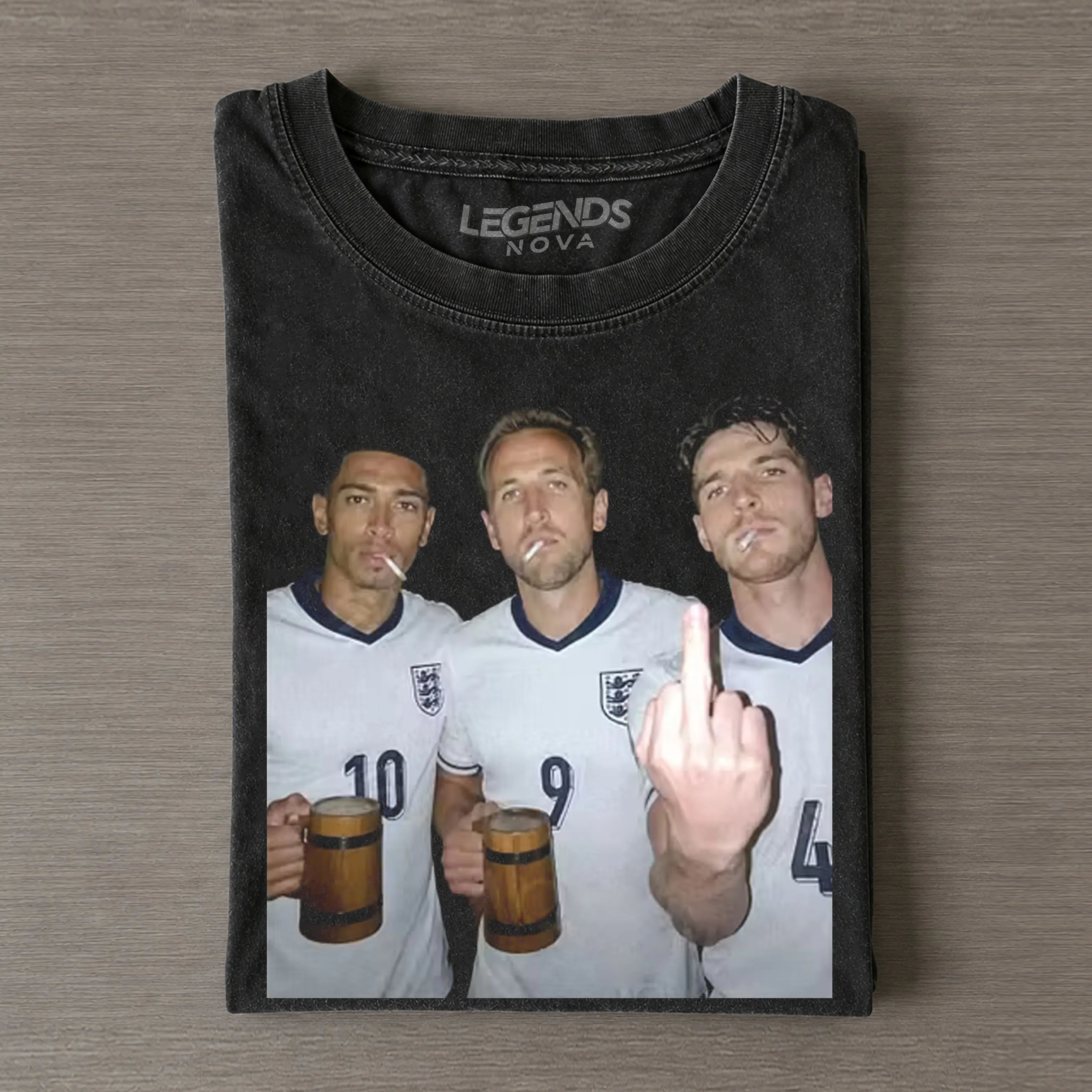 Harry Kane & Jude Bellingham & Declan Rice England Football Style Tee