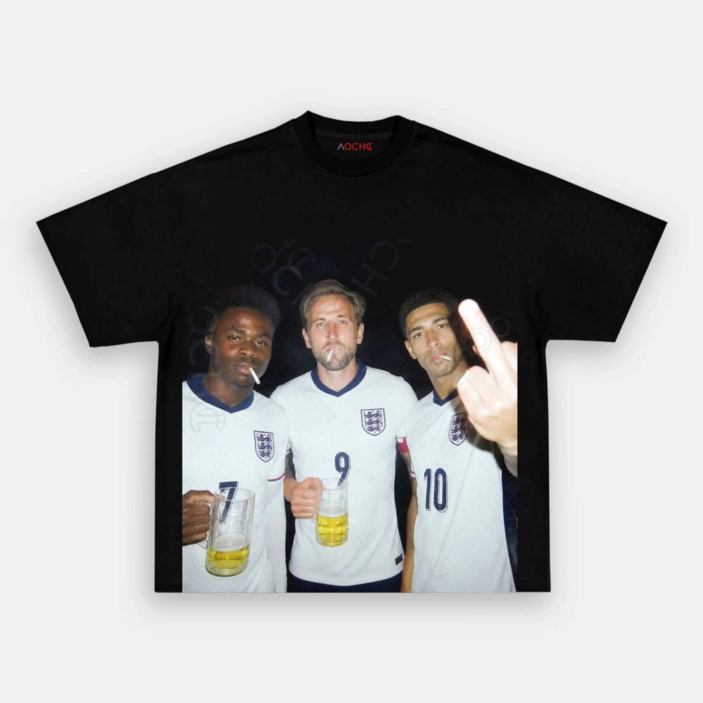 Harry Kane & Jude Bellingham & Bukayo Saka England Football Style Tee