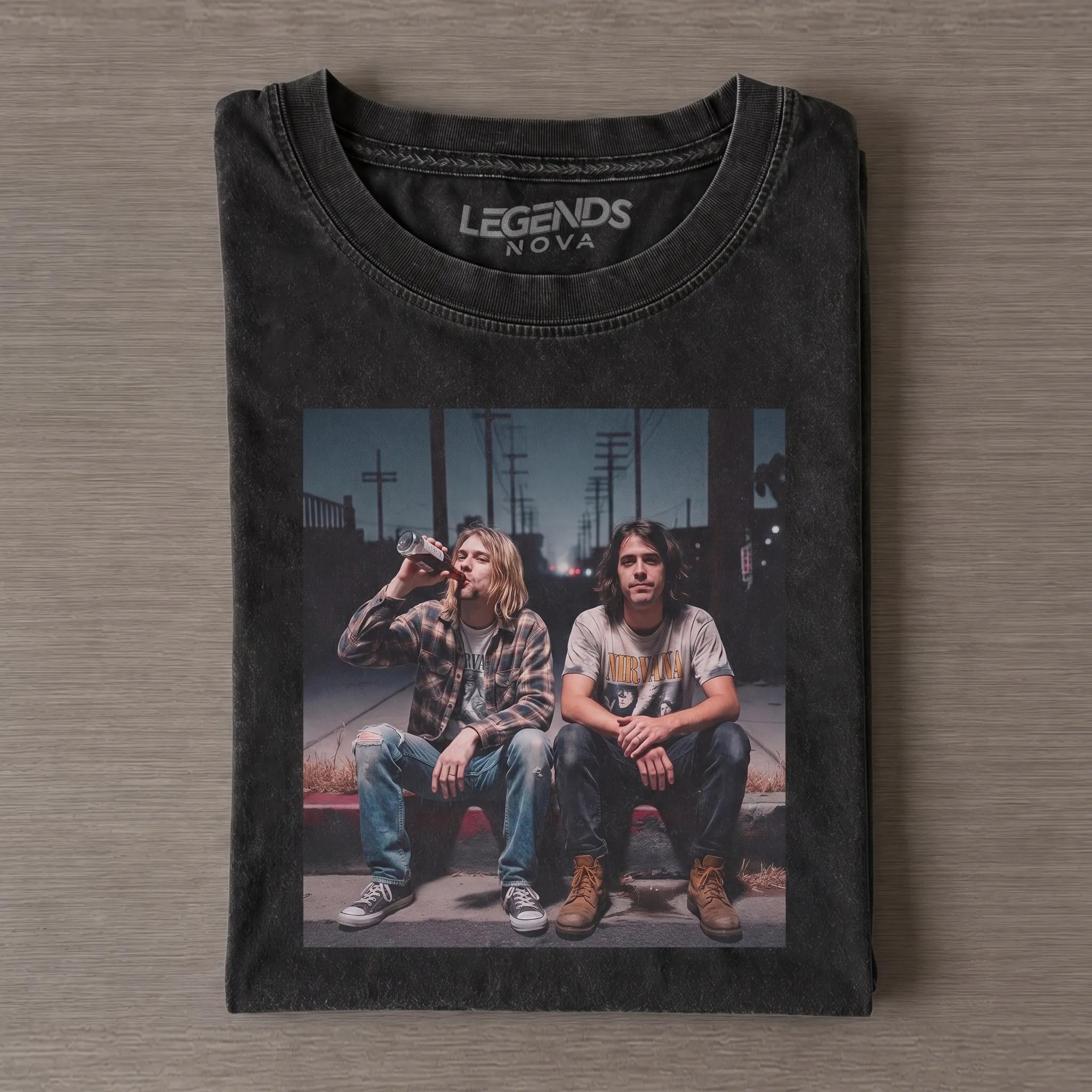 Funny Nirvana Vintage Tee