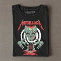 Metallica Vintage Rock Band Graphic T‐Shirt