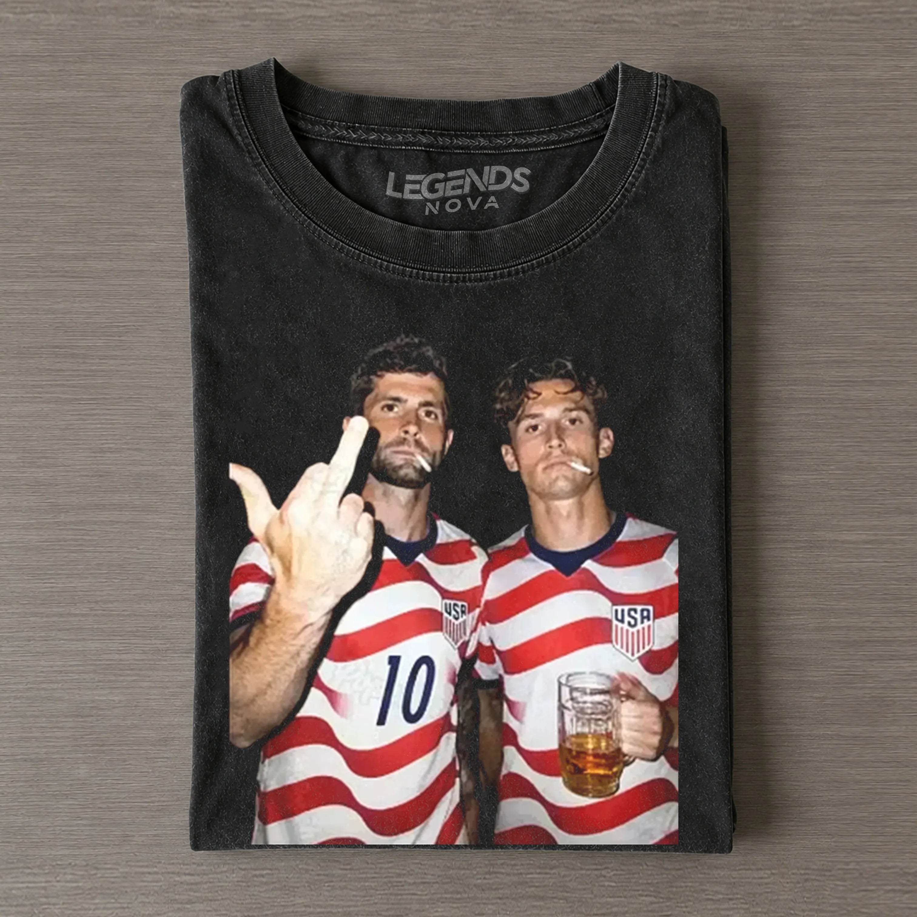Christian Pulisic & Giovanni Reyna USA Soccer Style Tee 1.1