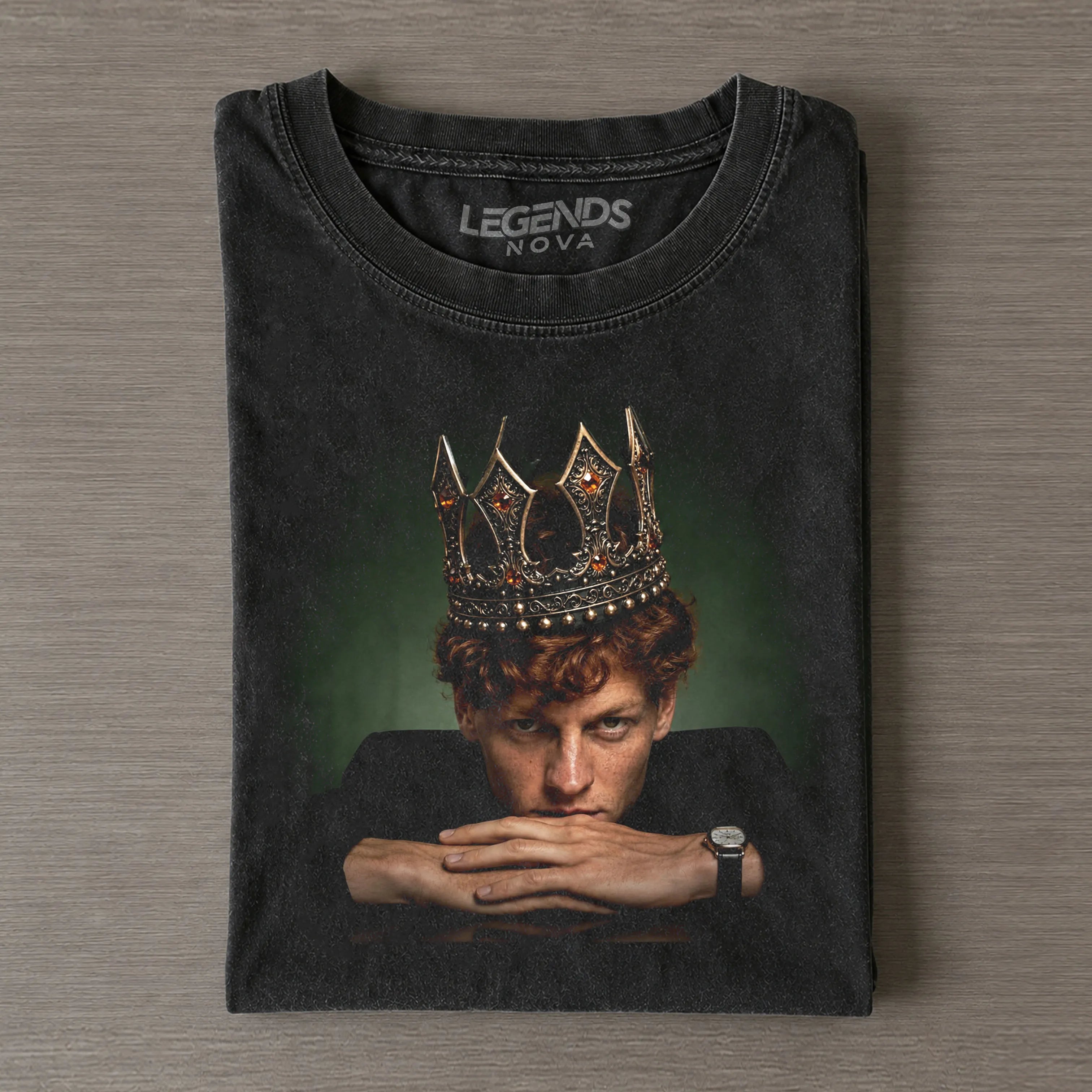 Wimbledon 2026 Men's Singles Champion Italy Jannik Sinner Tennis T-shirt