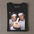 Roger Federer & Rafael Nadal Tennis legend graphic T-shirt