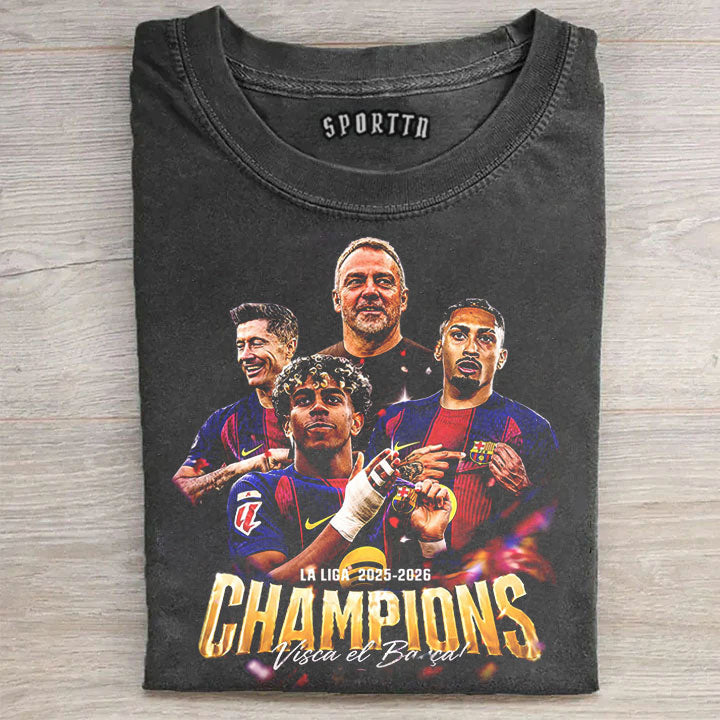 LA LIGA Blaugrana 2025-2026 CHAMPIONS TEE