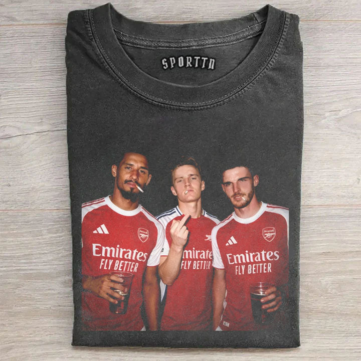 Arsenal-William Saliba & Martin Odegaard & Declan Rice Tee