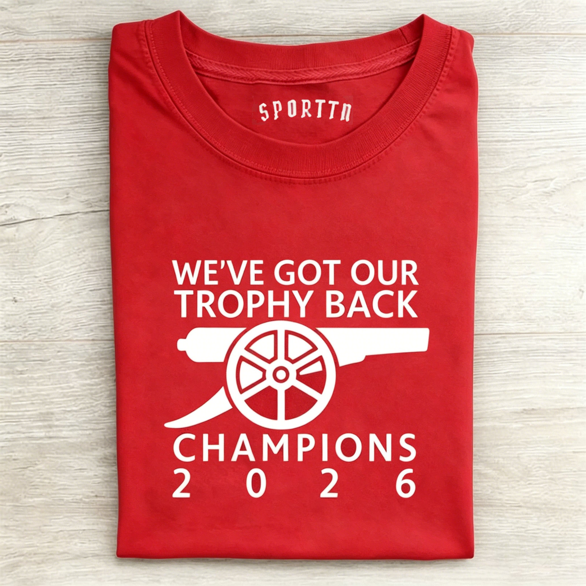 Arsenal Inspired Champions 2026 Shirt, We’ve Got Our Trophy Back Tee, Football Fan Celebration Shirt
