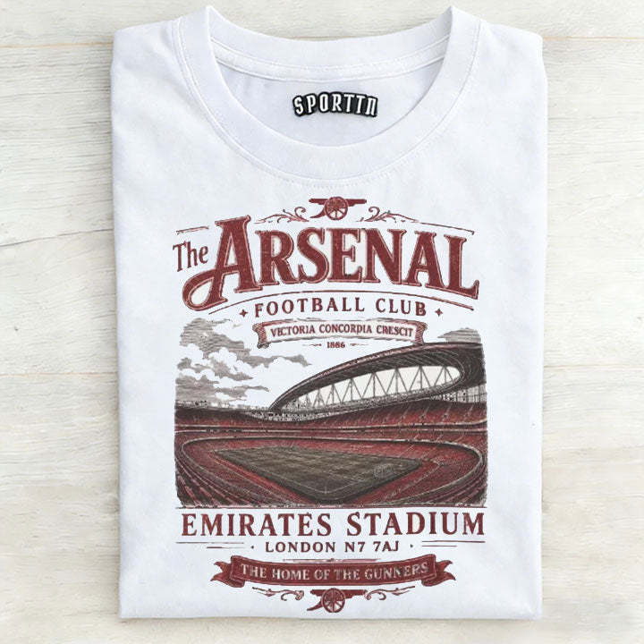 Arsenal Vintage Shirt, Arsenal tee, Arsenal tshirt, North London Stadium Matchday Graphic Tee