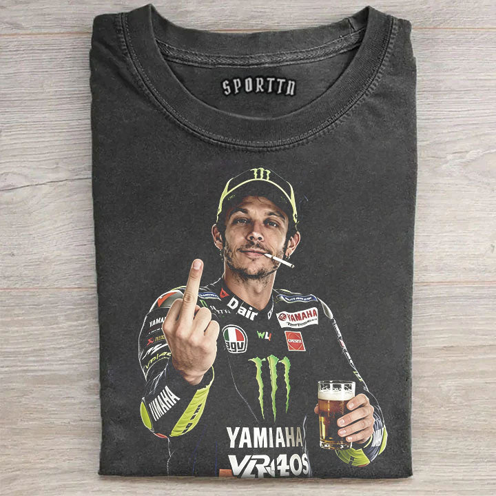 The Doctor Valentino Rossi #46 GOAT Moto GP Retro Tee