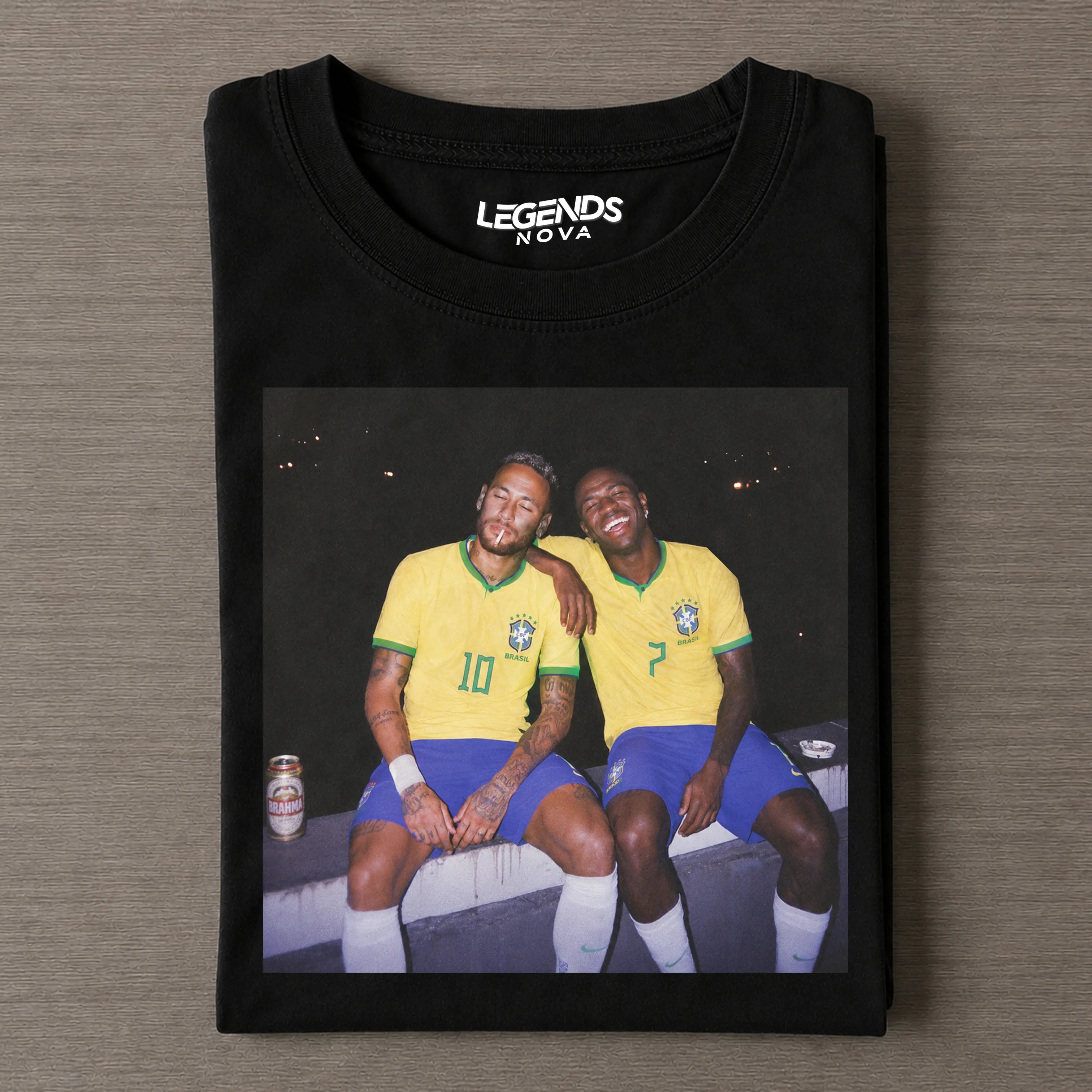 Neymar & Vinícius Júnior Vintage T-shirt