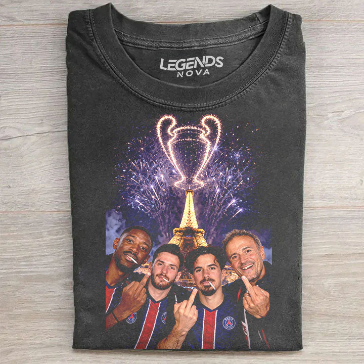 Paris Middle Finger Crew Tee