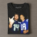Sam Darnold & Peyton Manning Football T-shirt