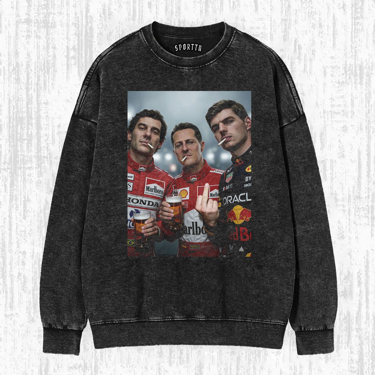 F1 Three Kings Together:Senna & Michael Schumacher & Max Verstappen T-shirt