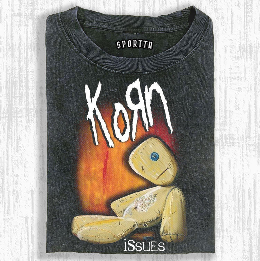 MUSIC KORN VINTAGE WASHED TEE/SWEATSHIRT/HOODIE