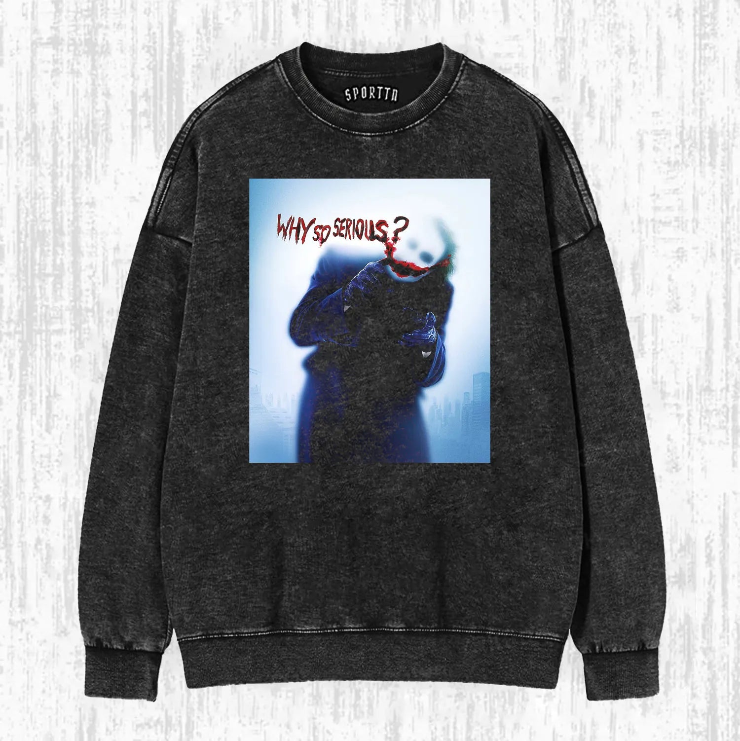 JOKER "WHY SO SERIOUS" THEMED T-SHIRT