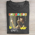 The Doctor Valentino Rossi #46 GOAT Moto GP Retro Tee