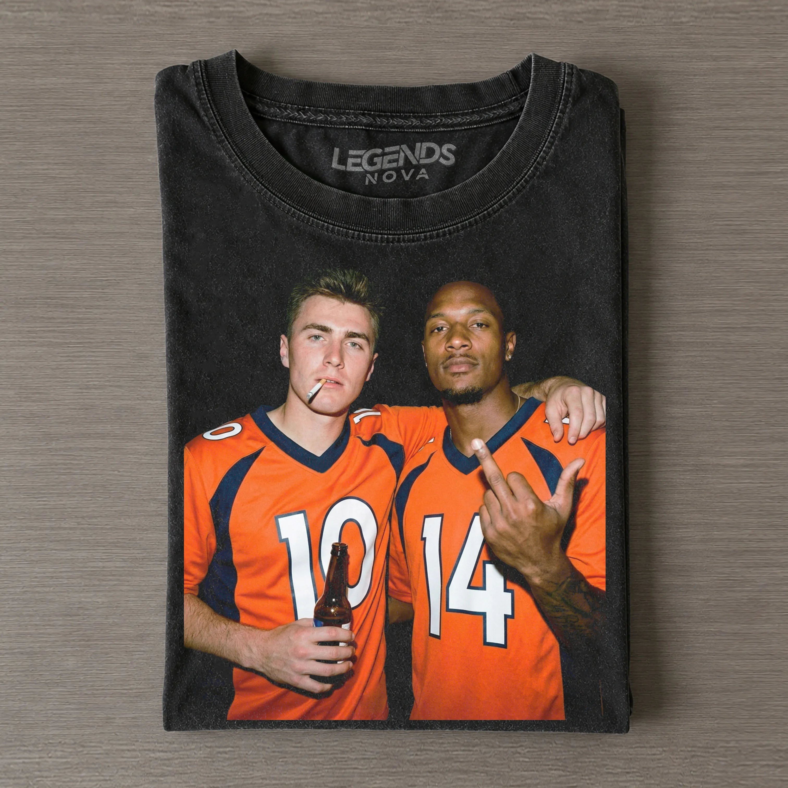 Bo Nix & Courtland Sutton Step Brothers Poster T-shirt