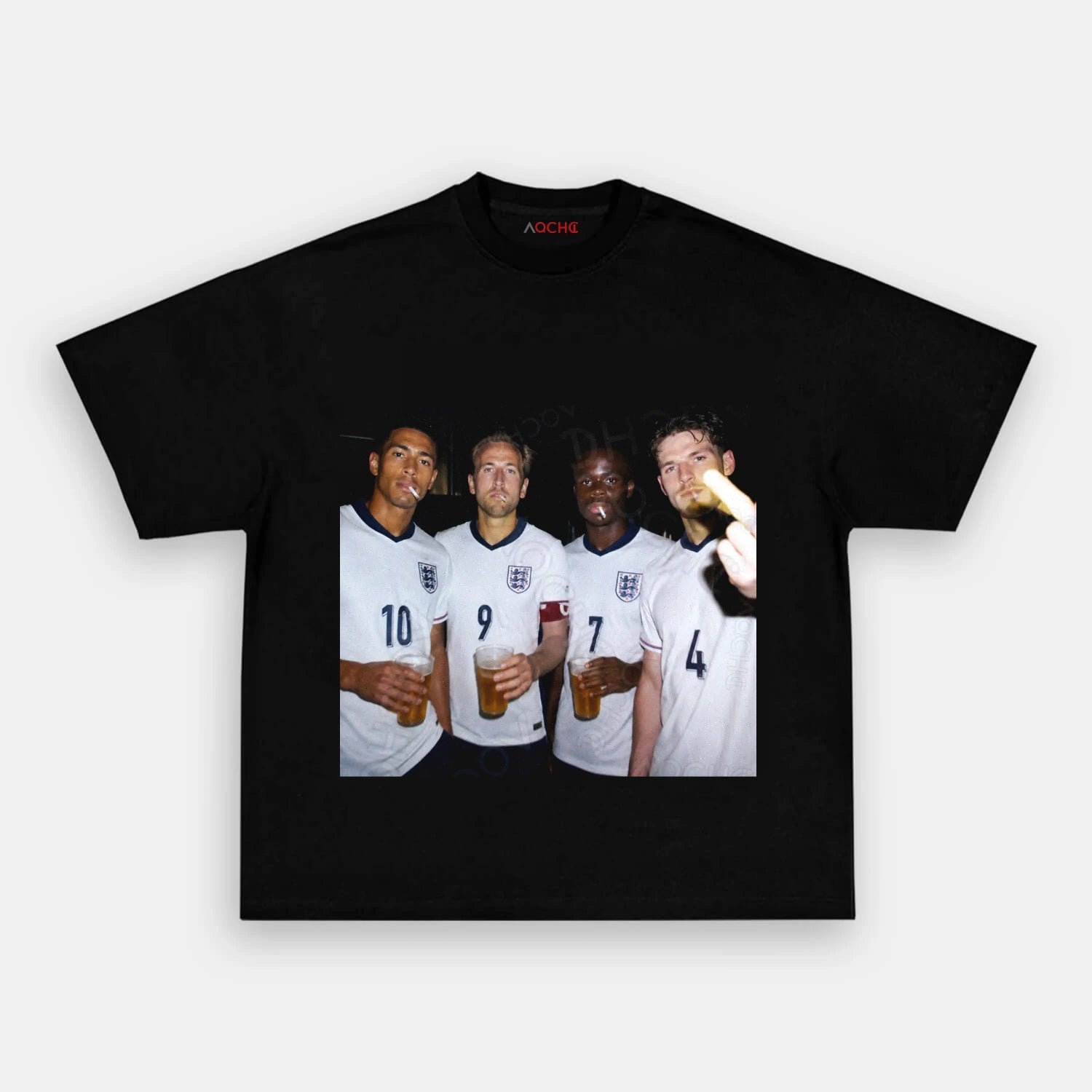 Harry Kane & Jude Bellingham & Bukayo Saka & Declan Rice England Football Style Tee