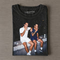 Roger Federer & Rafael Nadal Tennis legend graphic T-shirt