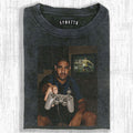 ADRIANO AND PRO EVOLUTION SOCCER (PES) THEMED T - SHIRT
