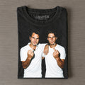 Roger Federer & Rafael Nadal Tennis legend graphic T-shirt