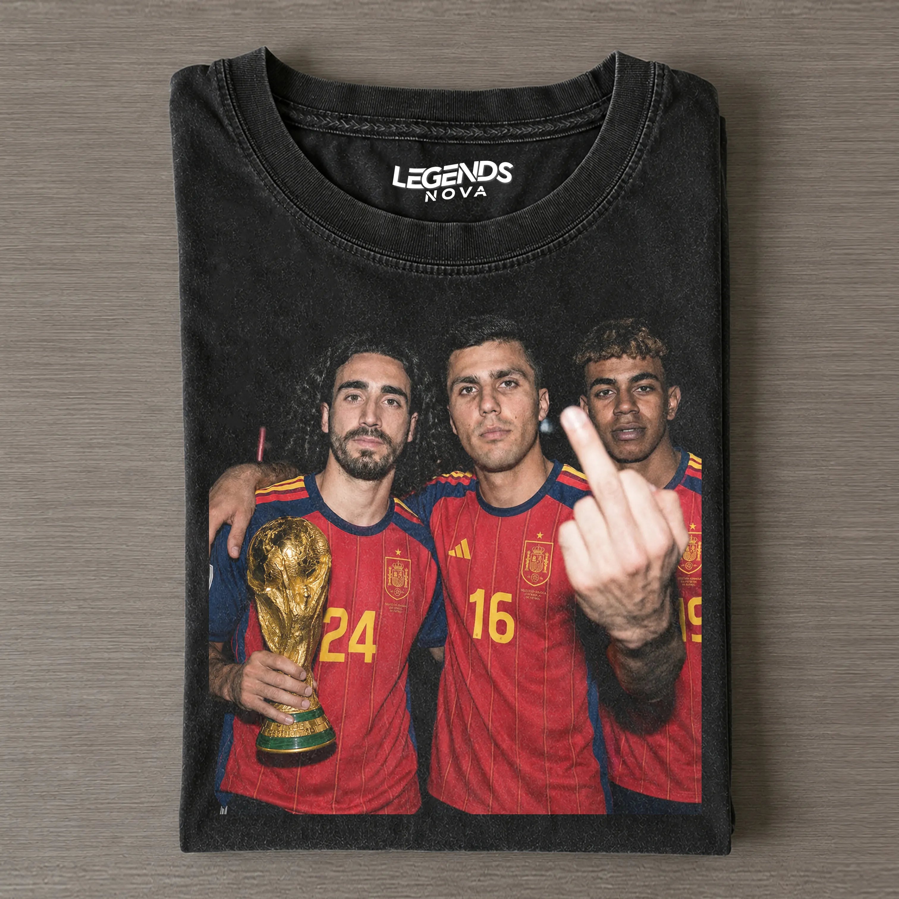 Lamine Yamal & Marc Cucurella & Rodri FIFA 2026 Champion Tee