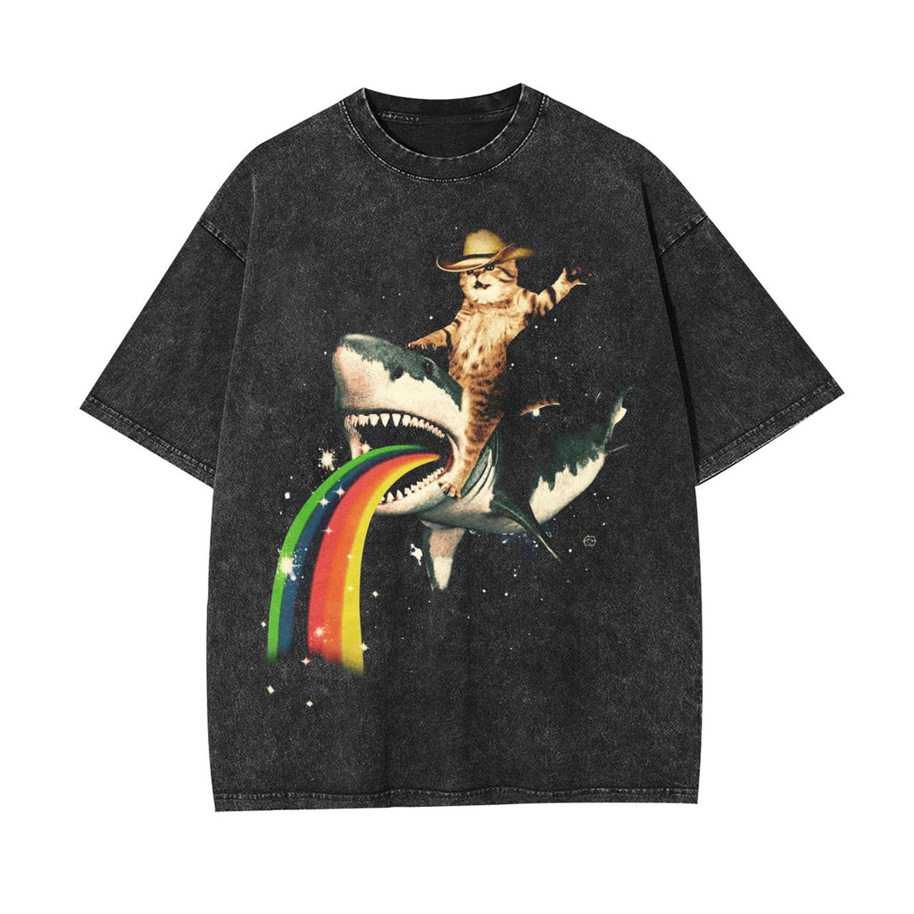 Cat Vintage Washed T-Shirt/Sweatshirt/Hoodie