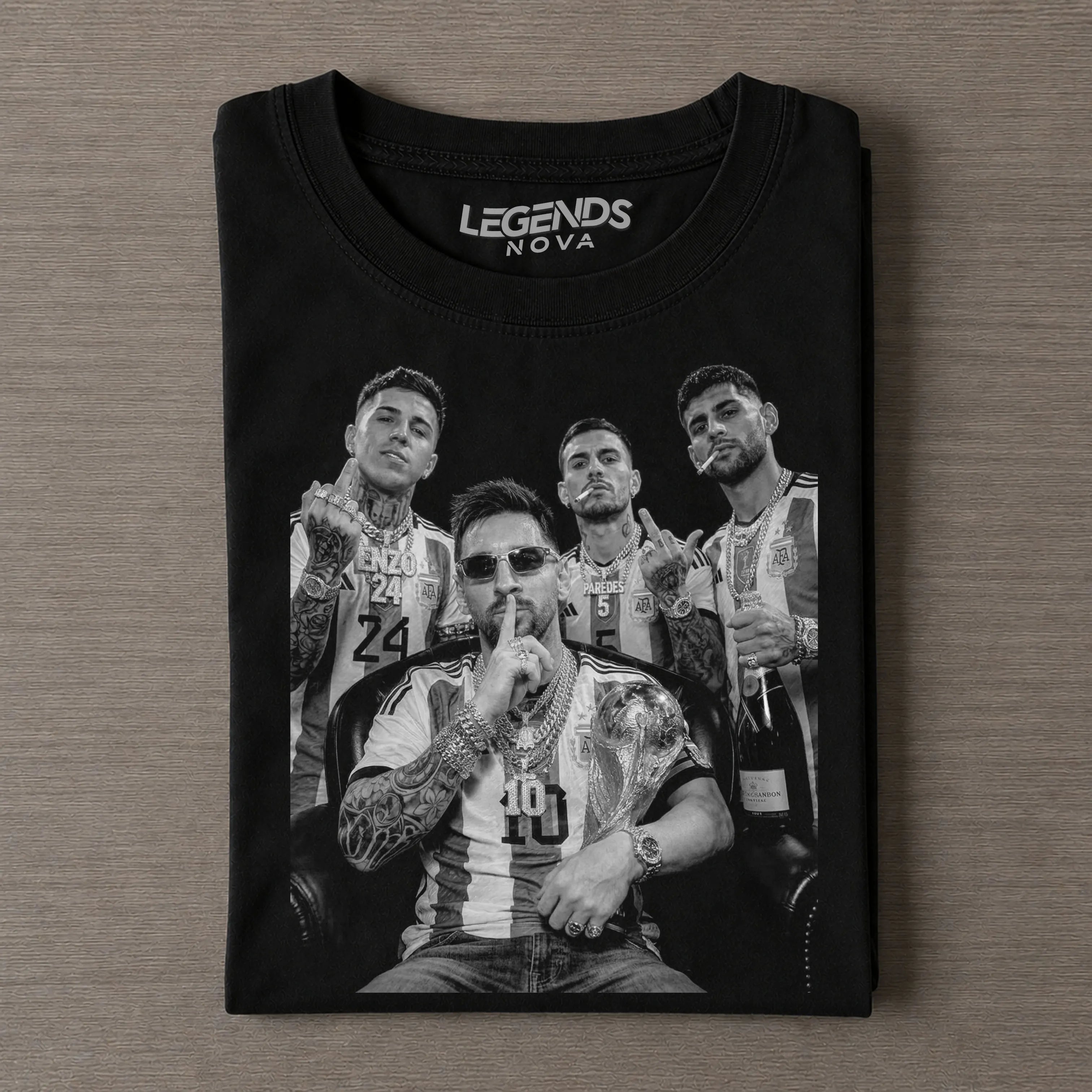 Enzo & Messi & Paredes & Romero Argentina Tee