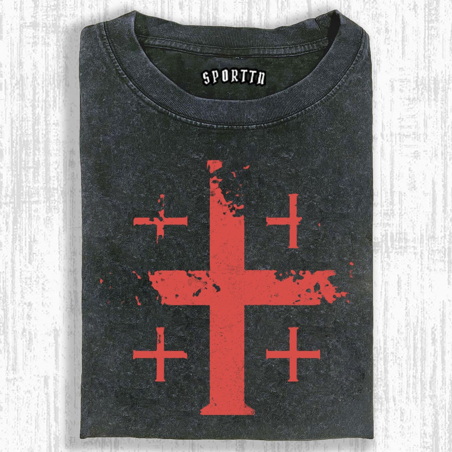 JERUSALEM CROSS VINTAGE T-SHIRT