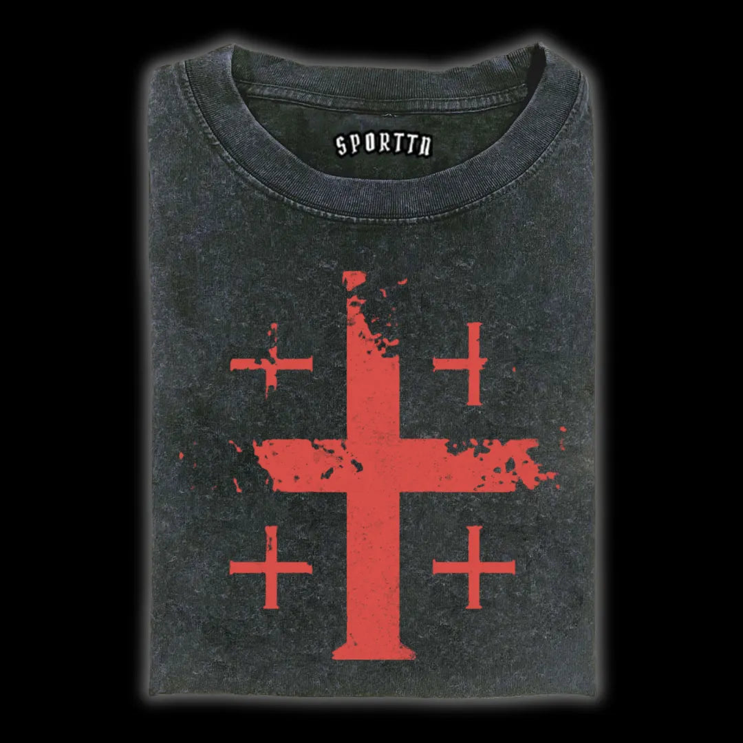 JERUSALEM CROSS VINTAGE T-SHIRT
