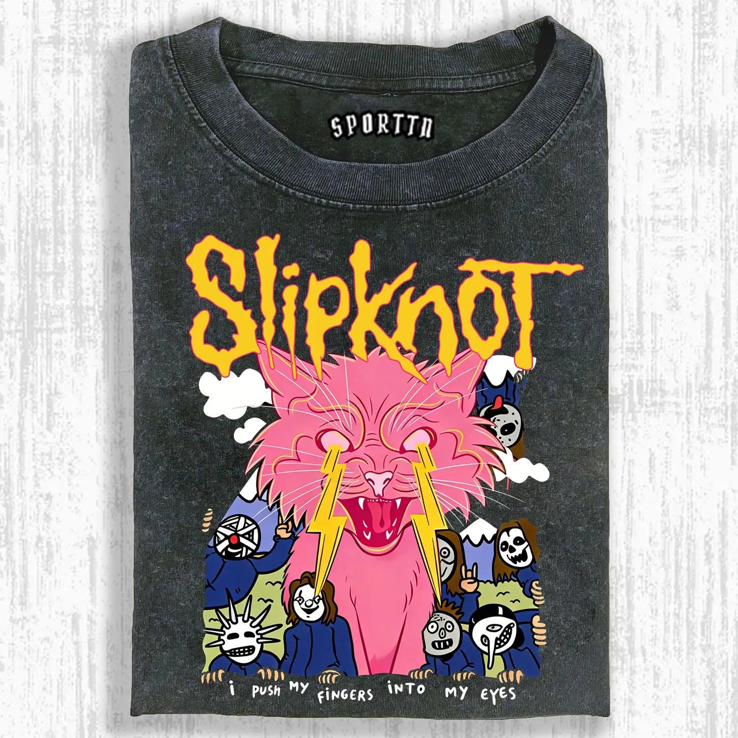 Slipknot Funny Cat T-shirt