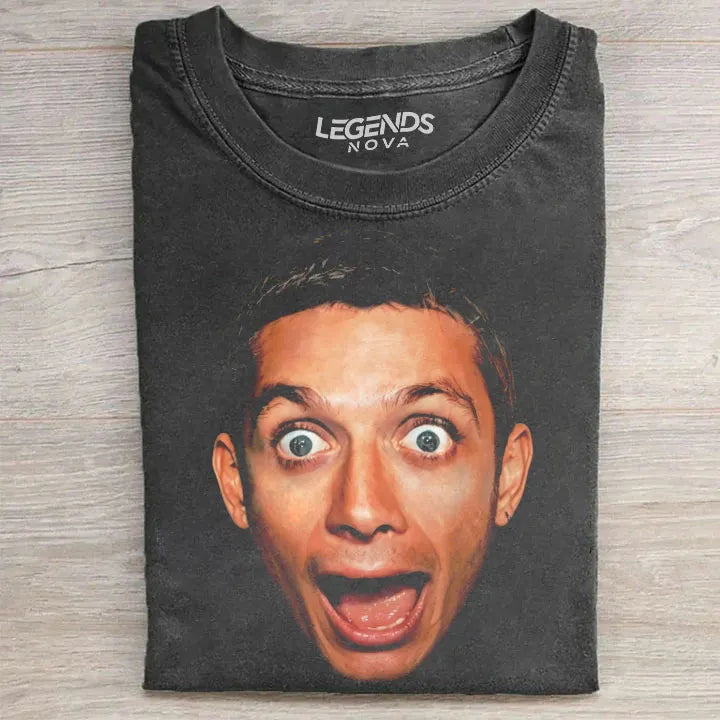 Limited Edition Valentino Rossi #46 Moto GP Shocked Face Tee