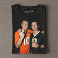 Bo Nix & Drew Brees Football T-shirt